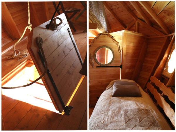 Cabane Perchee Dans Les Arbres Saint-Hilaire-en-Morvan 外观 照片