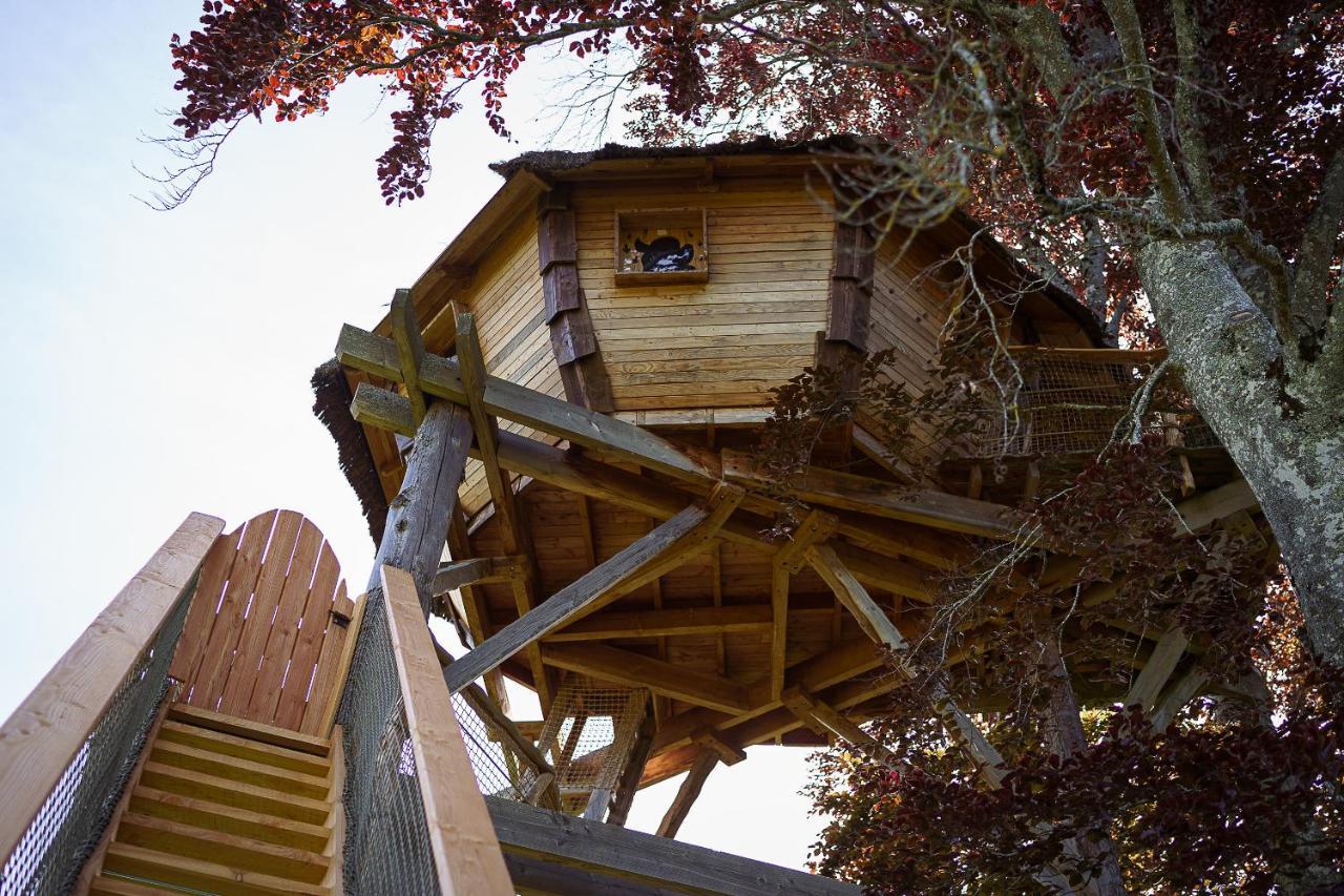 Cabane Perchee Dans Les Arbres Saint-Hilaire-en-Morvan 外观 照片