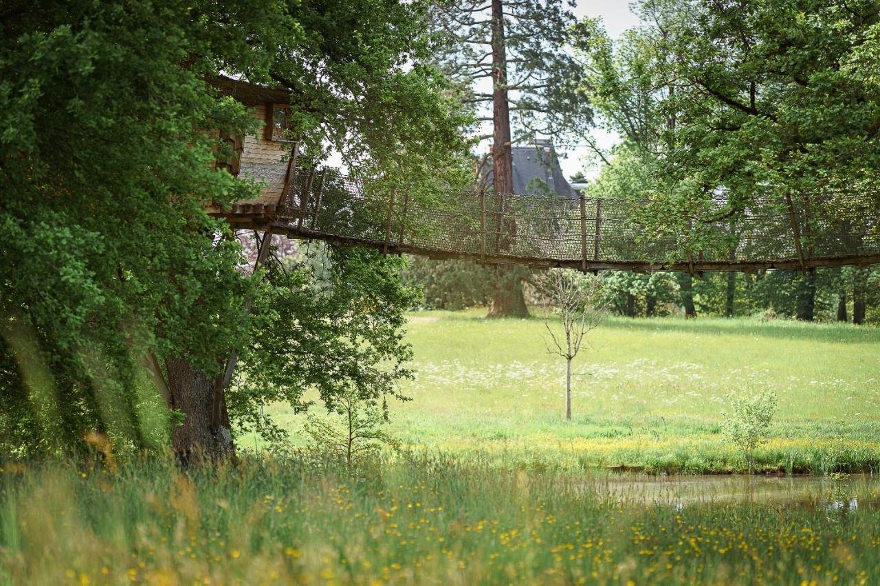 Cabane Perchee Dans Les Arbres Saint-Hilaire-en-Morvan 外观 照片