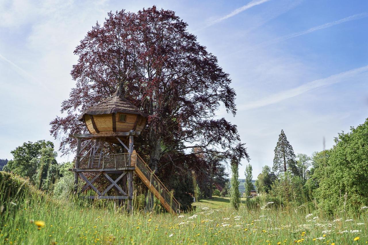 Cabane Perchee Dans Les Arbres Saint-Hilaire-en-Morvan 外观 照片